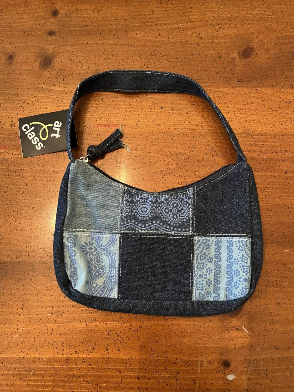 Art Class Girl's Small Patchwork Denim Purse - New with Tag
